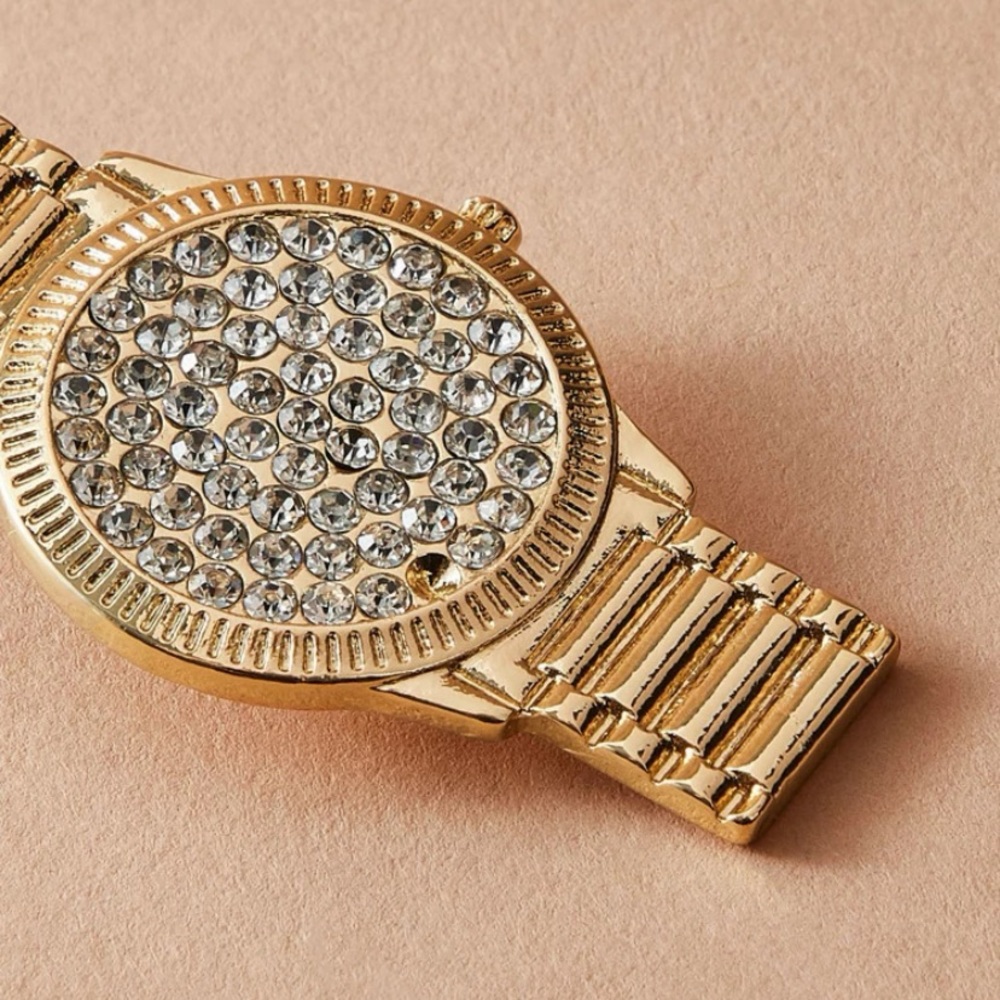 New Inventory 🔥Rhinestone Decor Watch Drop Earrings🔥 - Picture 3 of 7